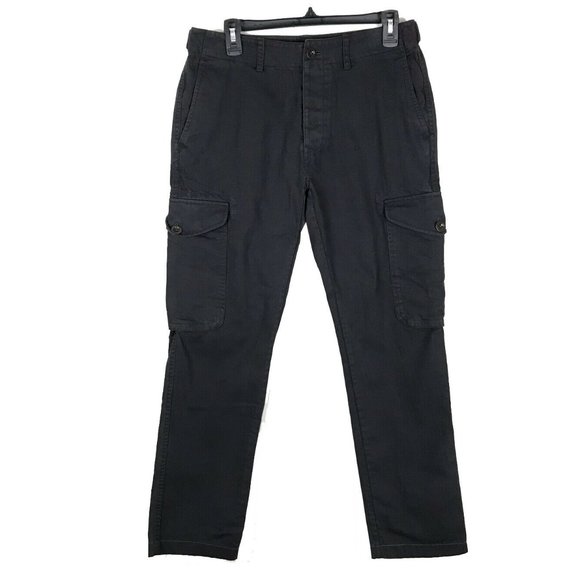 Todd Snyder Dark Gray Cargo Jeans Pants 30 - Picture 1 of 10